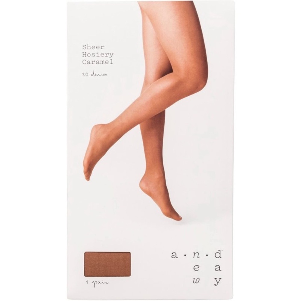 A New Day 20D Sheer Tights - High Waisted, Tagless, & Solid Pattern 20 Denier